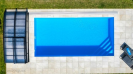 zastřešený bazén 6,20m * 3,10m, hloubka 1,4 m